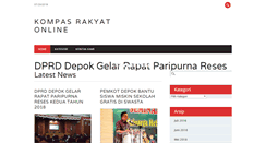 Desktop Screenshot of kompasrakyat.com