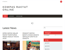 Tablet Screenshot of kompasrakyat.com